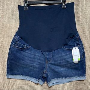 Time and Tru Maternity Jean Shorts